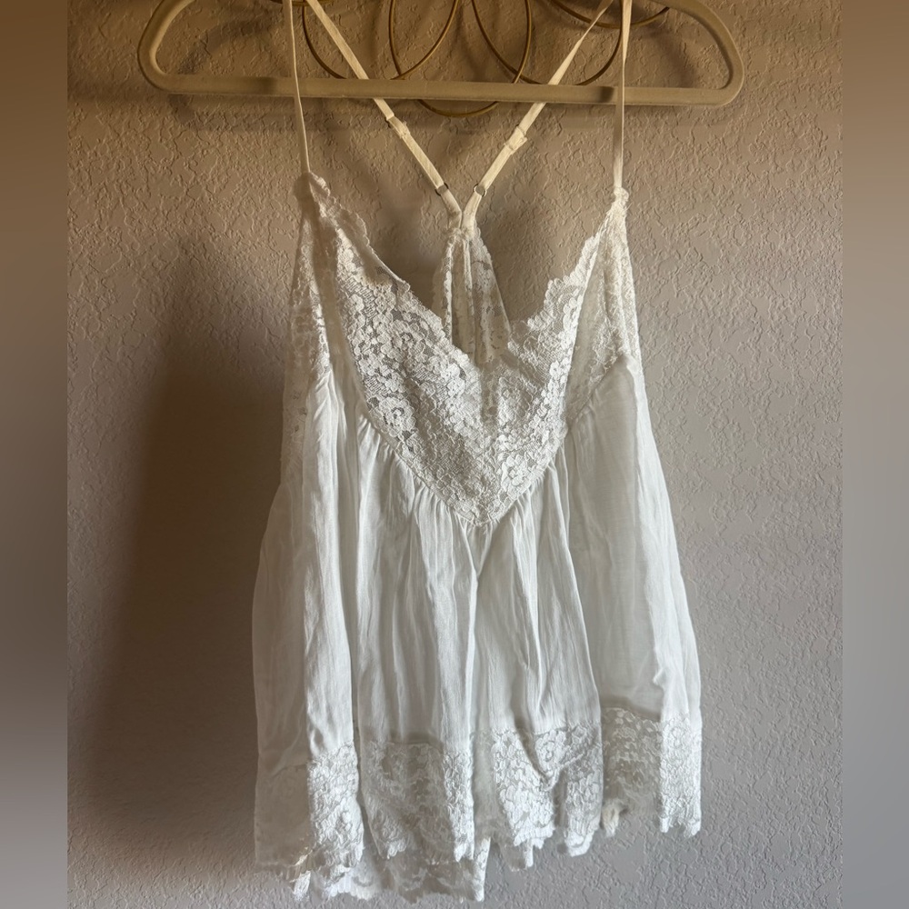 Free People Fiona Cami White XL